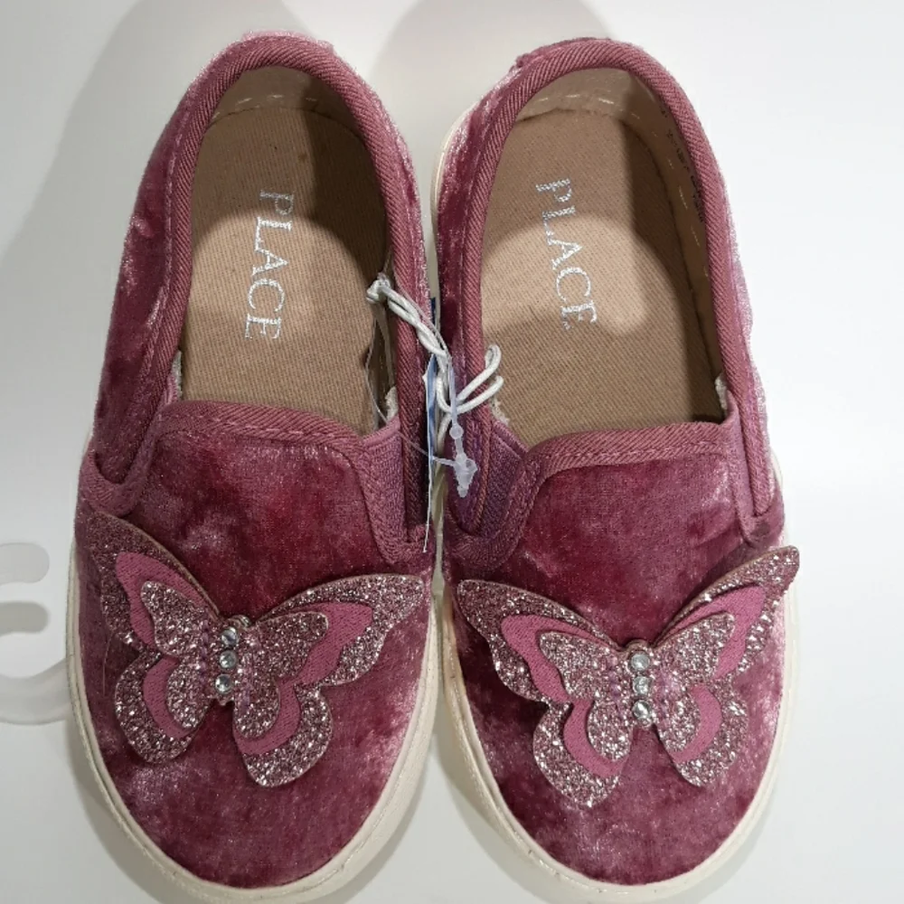 VELVET BUTTERFLY SNEAKERS